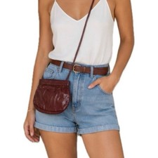 VTG Red Leather Clutch/Purse.