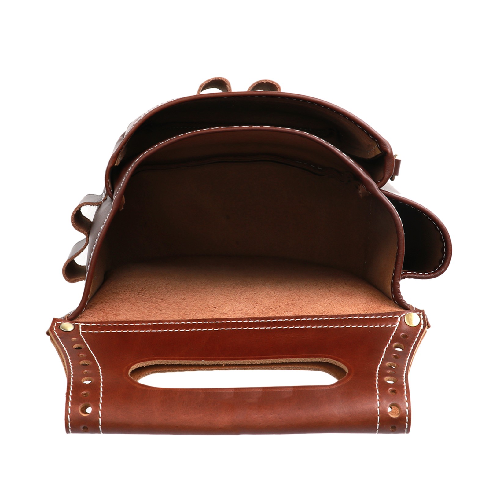 TOURBON Hunting Full Leather Cartridges Bag Shells Holder Case Ammo Carry Pouch