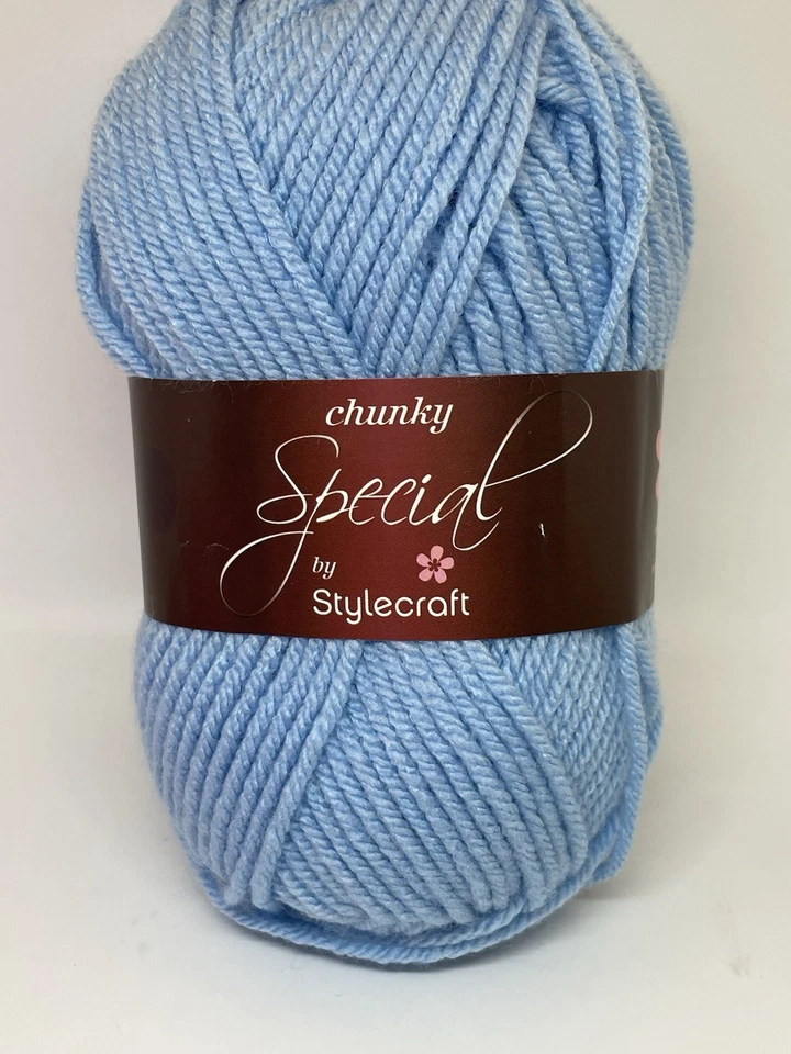 Lote de 6 hilos gruesos especiales Stylecraft # 1241, 1019, 1065 usados LEER Foto 3 de 4