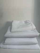 Restoration Hardware Lugano 2.0 Modular Luxe Armless Chair Slipcover Linen White