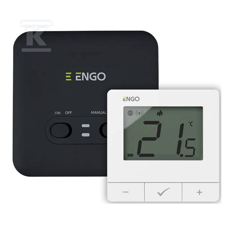 ENGO E20i Smart Wireless 7 Day Programmable Room Thermostat WiFi Alexa Google WH - Image 3