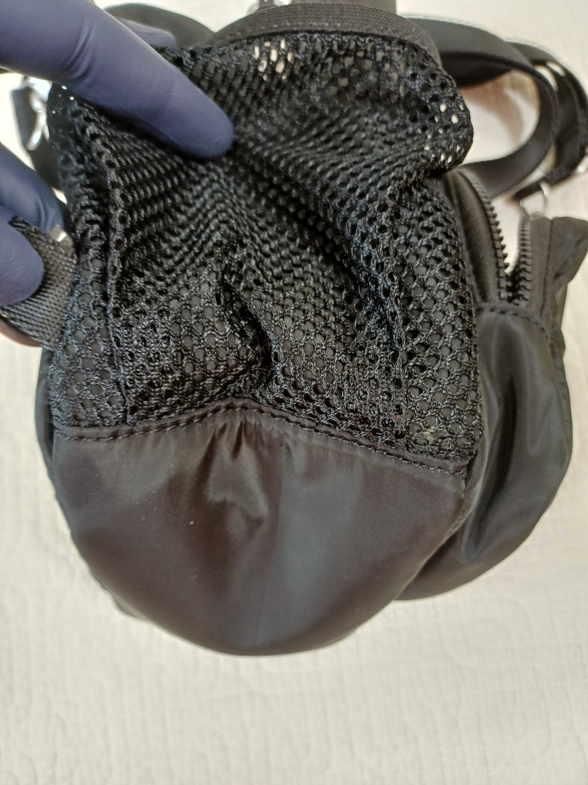 Fabletics Mini Black Backpack Bag Adjustable Stra… - image 8