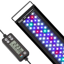 hygger Auto On Off LED Aquarium Light, Full Spectrum Fish Tank Light with LCD...