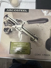 Arcosteel Table Mounted Professional Corkscrew Wine Bottle Opener Stylish