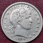1894 Barber Quarter 25c Higher Grade #100451