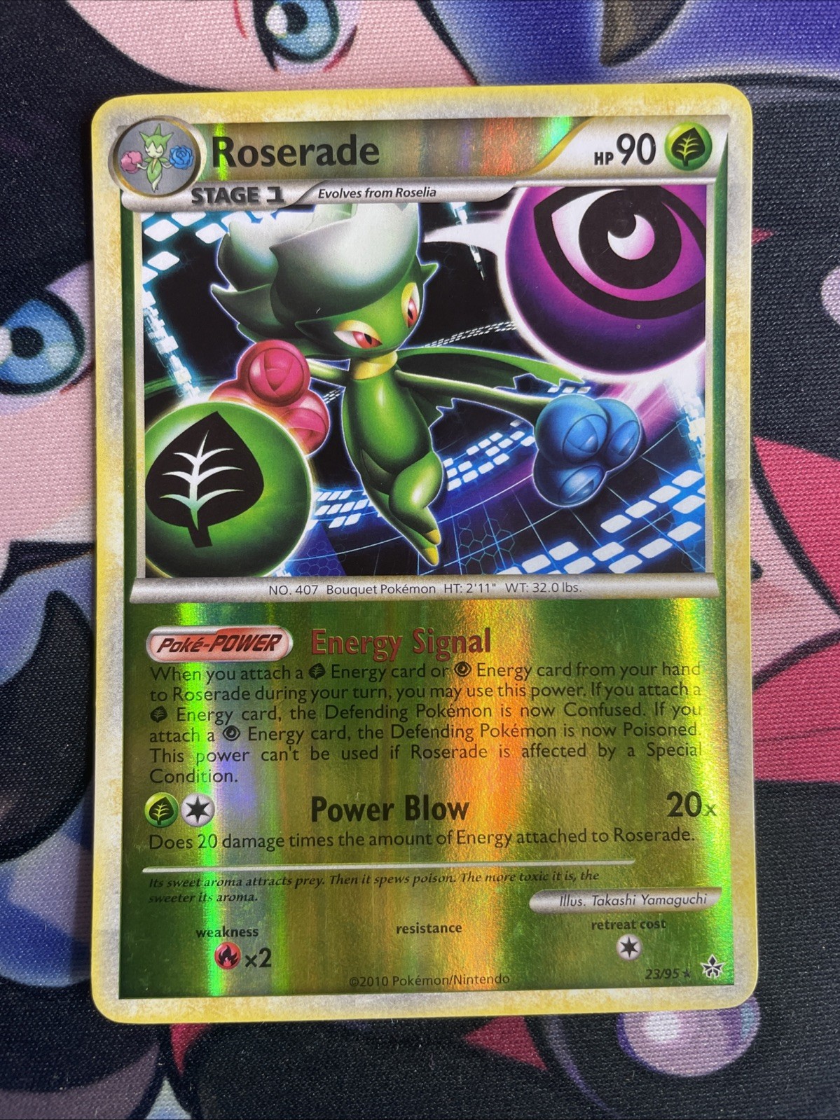Pokémon TCG Roserade Unleashed 23/95 Reverse Holo Lp