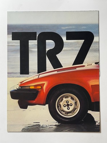 Original 1979 Triumph TR7 Convertible Car *Original Sales Brochure* (Fold Out)