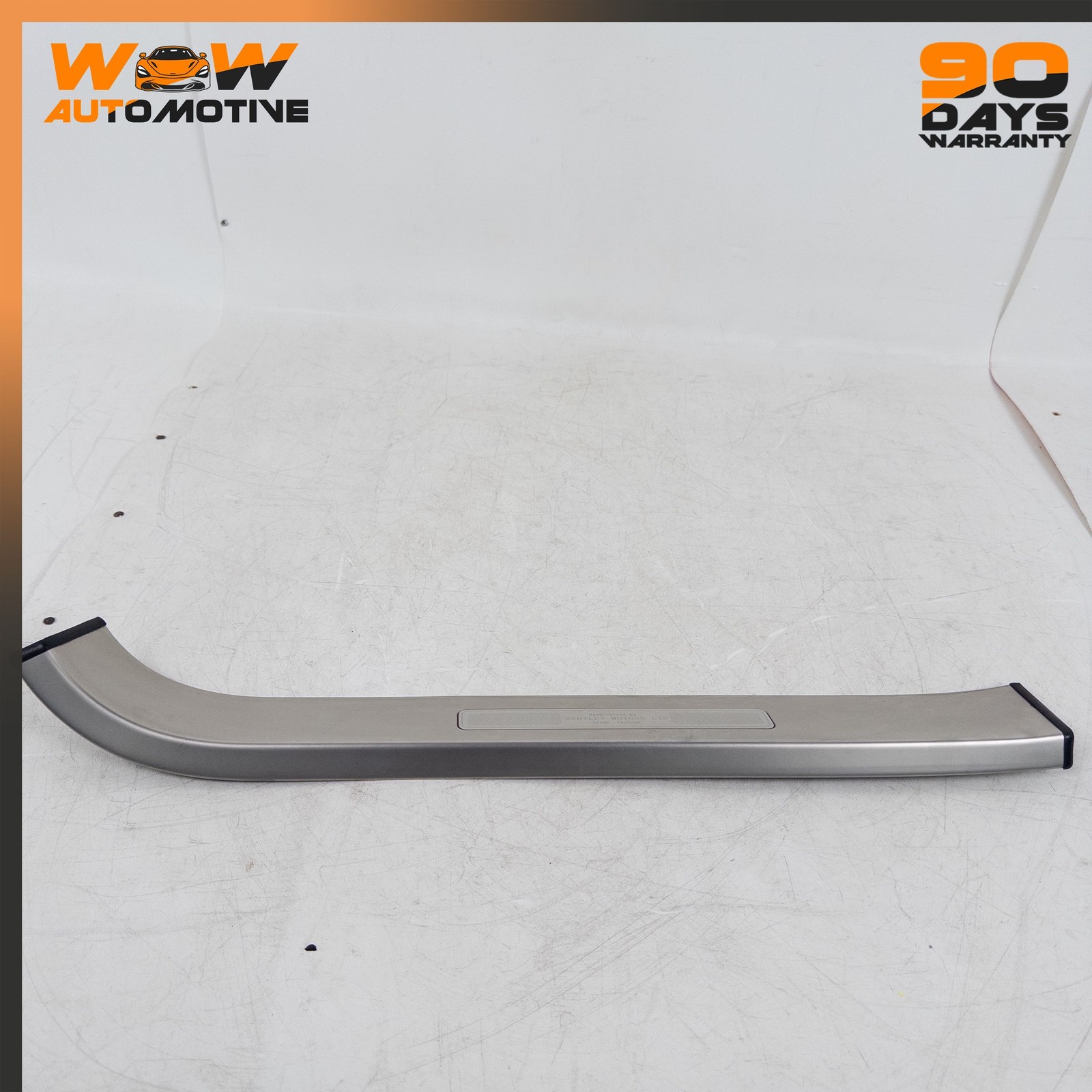 14-19 BENTLEY FLYING SPUR FRONT LEFT DRIVER SIDE DOOR SILL TRIM STRIP OEM