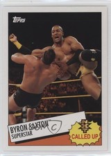 2015 Topps Heritage WWE NXT Called Up Byron Saxton #23 f9a