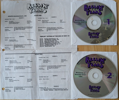 Styx Nazareth Little Feat Queen Reelin' In The Years 2 cd radio show 11/27/94