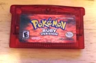 Pokemon Ruby Version (Nintendo Game Boy Advance, 2003) GBA Authentic New Battery