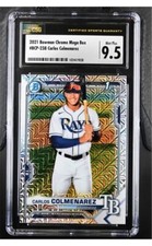 2021 Bowman Chrome Mega Box Refractor BCP-238 Carlos Colmenarez CSG 9.5 Mint+
