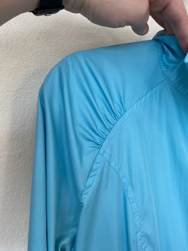 Cortavientos SJB Saint John’s Bay turquesa pálida, vintage, talla grande Foto 4 de 4