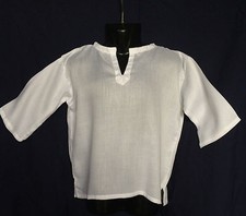 New Kids Kaftan Top Unisex for ages 2-3yrs. White