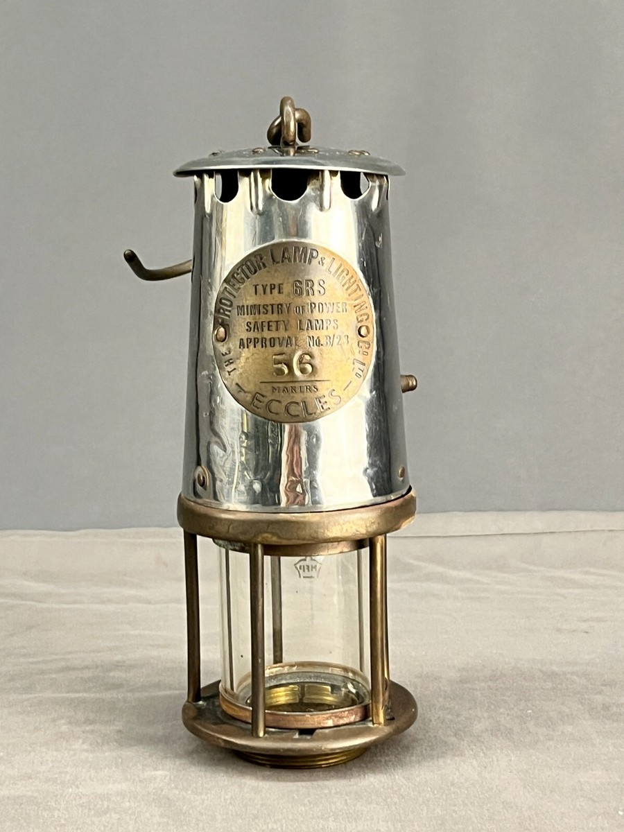 safty lamps 真鍮製 Vintage KOEHLER MFG PERMISSIBLE COAL MINERS SAFETY LAMP NO