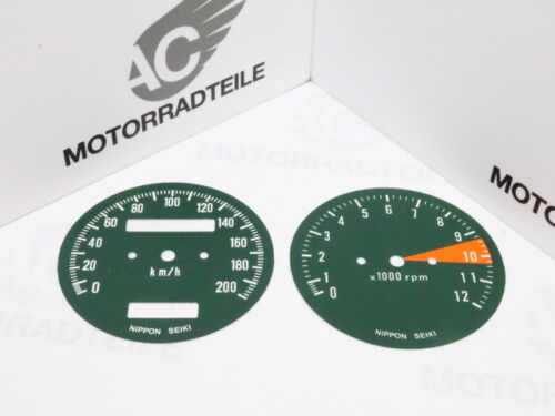 Honda CB 500 Four K0 K1 Zifferblatt Set km/h Zifferblätter Tachometer Drehzahl. - Bild 1 von 1