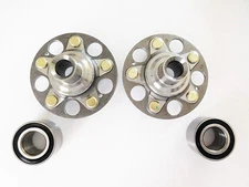 2 REAR Wheel Hub & REAR Bearing Set For HONDA CR-V LX 2002-2006 Without ABS Cars