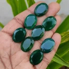Natural 108 Ct Certified Colombian Green Emerald Loose Gemstone Lot 8Pcs 19mm