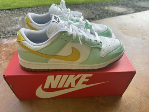 Nike Dunk Low ID By You 11.5 - Homer Tiffany Inspired Used Twice - NO RESERVE - Afbeelding 1 van 4