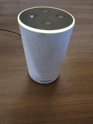 Amazon Echo (2nd Generation) Smart Assistant - Sandstone Fabric