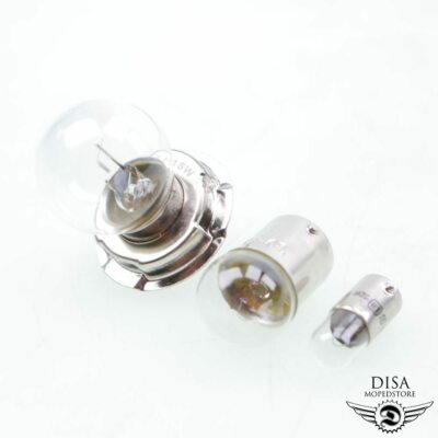 Scheinwerfer + Rücklicht Birnen für Hercules Prima 4S 5S 6V 15W 10W 4W