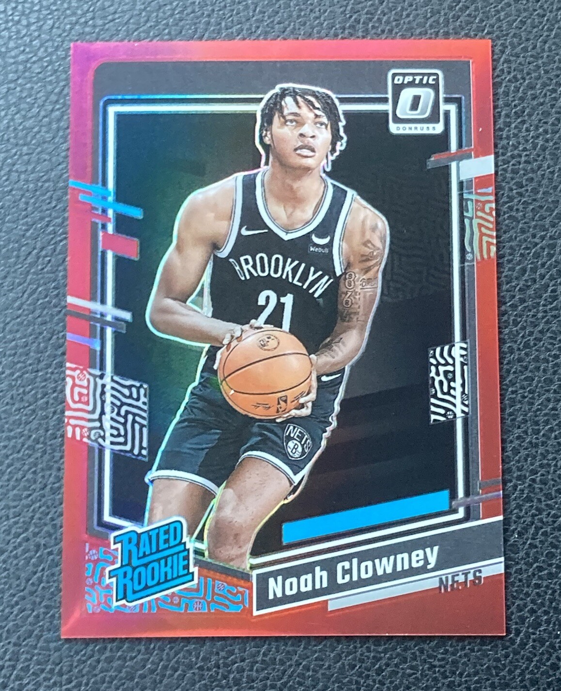 2023 Optic Noah Clowney Rated Rookie Red /99 #205 RC Nets