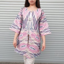 Hand-Dyed Uzbek Ikat Chapan - Luxurious and Exotic Clothing