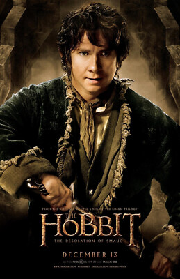 AA4917 The Hobbit The Desolation of Smaug Film 2013 Bilbo Movie Poster 11x17