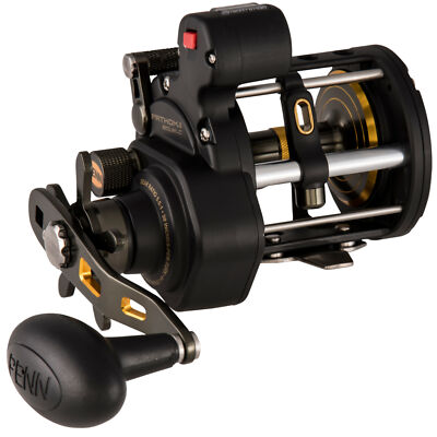 Penn Fathom II Linecounter 20 Level Wind Reel- Rechtshand Multirolle, Angelrolle