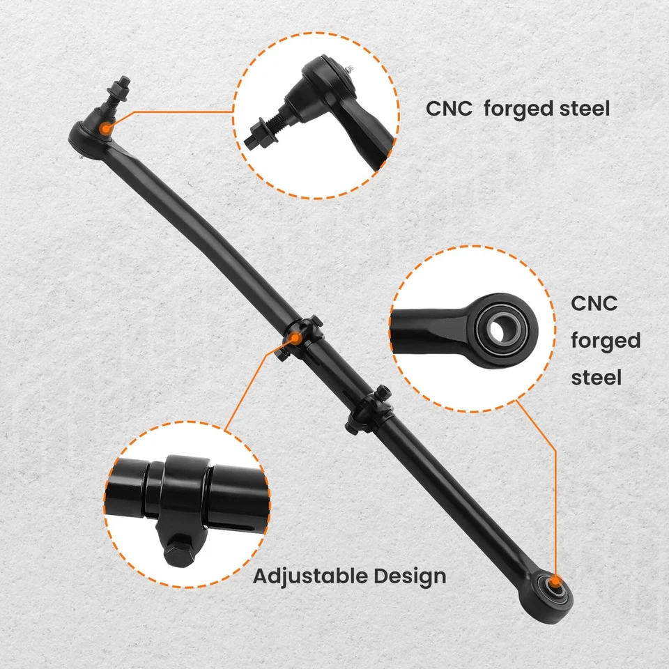 Adjustable Front Track Bar 1.5-8" Lift for Ford F250 F350 Super Duty 2017-22 4WD - Image 2 of 4