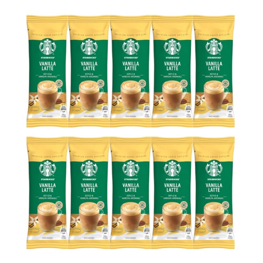 Pack of 10 Starbucks Premium Instant Coffee Mixes Mocha/Cappuccino