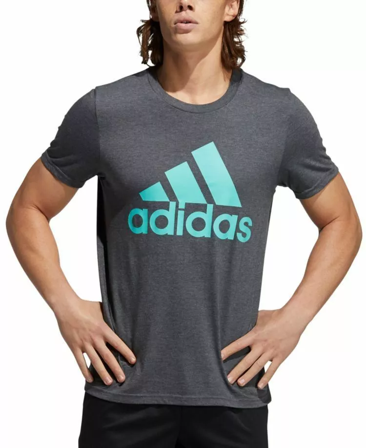 ADIDAS Basic Badge of Sport - T-Shirt eBay Dark Grey XL Color | in