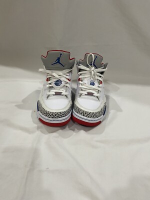 Size 8 - Jordan Son of Mars Low True Blue 2013 almost new (not original box) ￼ ￼