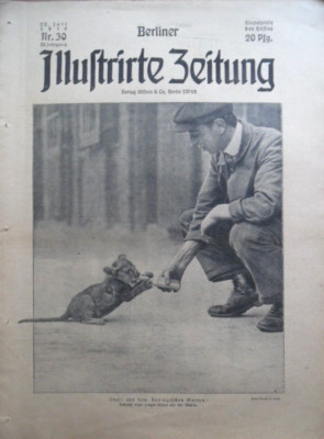 BERLINER ILLUSTRIRTE ZEITUNG 30-27.7. 1919 B Zoologischer Garten Nauen-Telegraph