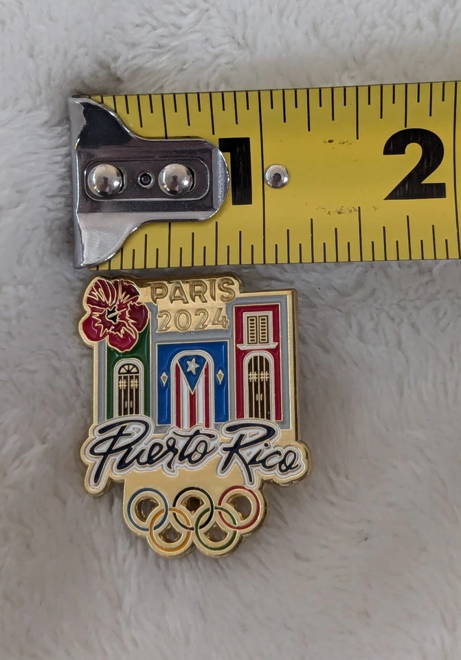 2024 Paris 33rd Summer Olympic Games Puerto Rico NOC Team Rare Ltd Edn ADT pin - Image 4 of 4