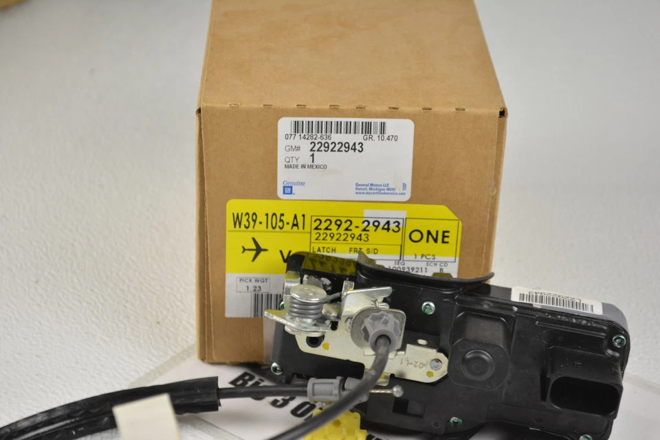 Cadillac CTS 2008-2014 actuador de pestillo de puerta delantera y cable lado del conductor izquierdo nuevo equipo original Foto 4 de 4