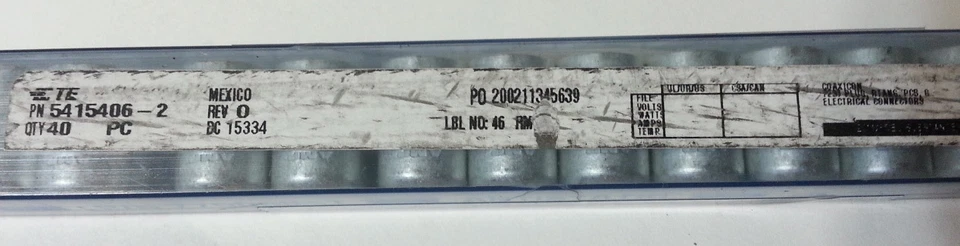 40 TE Connectivity AMP 5415406-2 Coaxial Connector Test Plug PCB RA RF NEW - Image 3 of 3