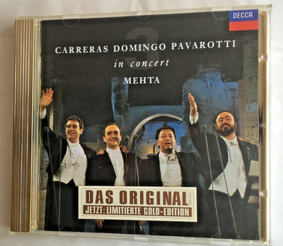 CD The 3 Tenors in Concert, Gold Edition, + offical  Programm Live in Wien 96/97