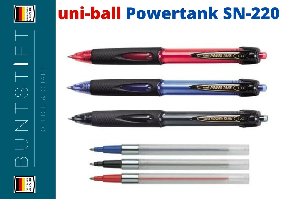 uni-ball POWERTANK SN-220 Kugelschreiber von MITSUBISHI