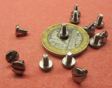 Binding Head Slotted Machine Screw 18-8 Stainless, 4-40 x .187" Length 500 Pcs