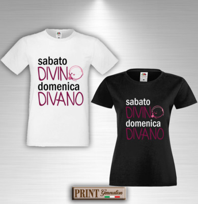 DIVINE SATURDAY SUNDAY SOFA T-SHIRT Funny Phrase Men Women 