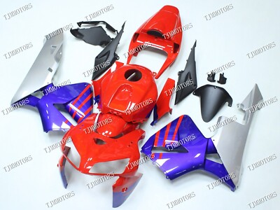 For CBR600RR F5 05-06 Blue Red ABS Injection Mold Bodywork Fairing Kit Plastics