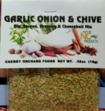Garlic Onion & Chive Dip Mix (2 mixes) dips spreads cheese balls salad dressings