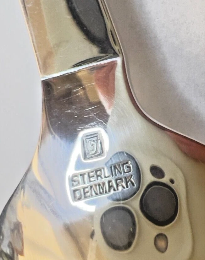 1 CUCHARA SOPA OVALADA GEORG JENSEN CONTINENTAL 8" ESTERLINA PULIDA MAGNÍFICA HV 12 Foto 4 de 4