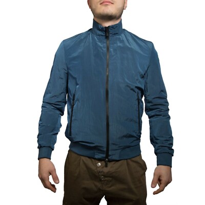 RRD 19016A Urban Val Bomber Jacket Men's Zip Biker Jacket Airplane/Blue -20%
