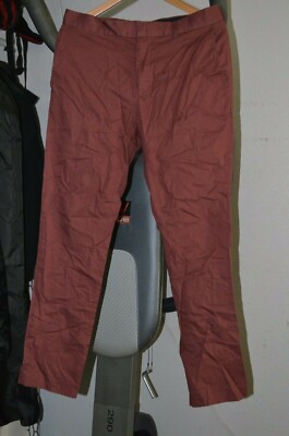 Mens topman ultra skinny slim dress pants 32R burgandy