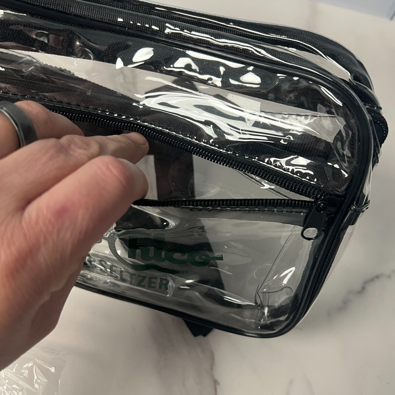 Topo Chico Hard Seltzer Clear Fanny Pack Bag Purse Stadium Concert Transparent