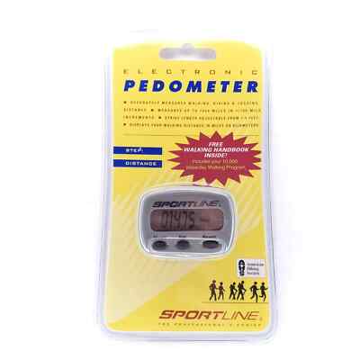 Sportline NEW Electronic Pedometer Step Distance