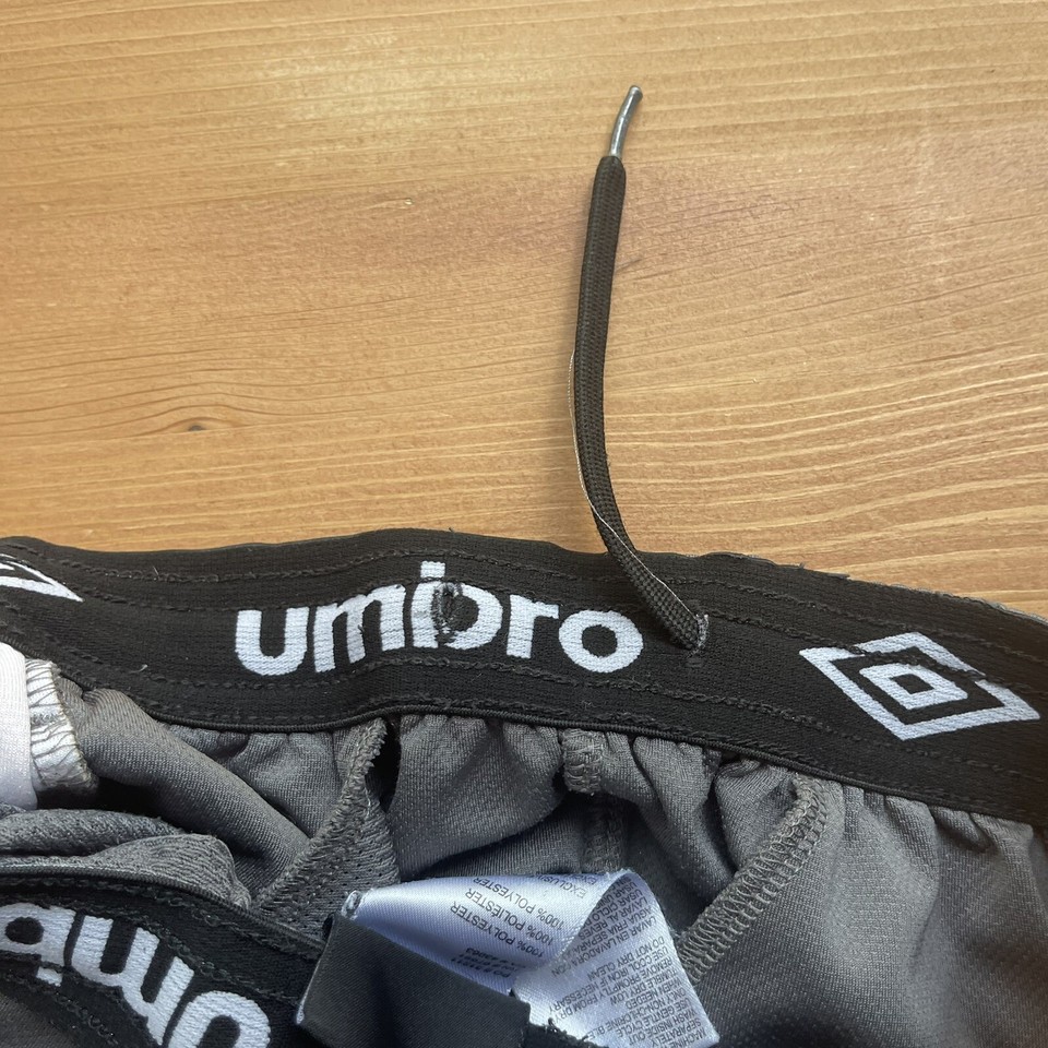 Umbro Shorts Youth Boys S 6/7 Athletic Logo Drawstring Soccer Workout