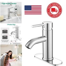 Modern Bathroom Faucet with 2.95 Inch Spout Height Easy Clean Scratch Resistant